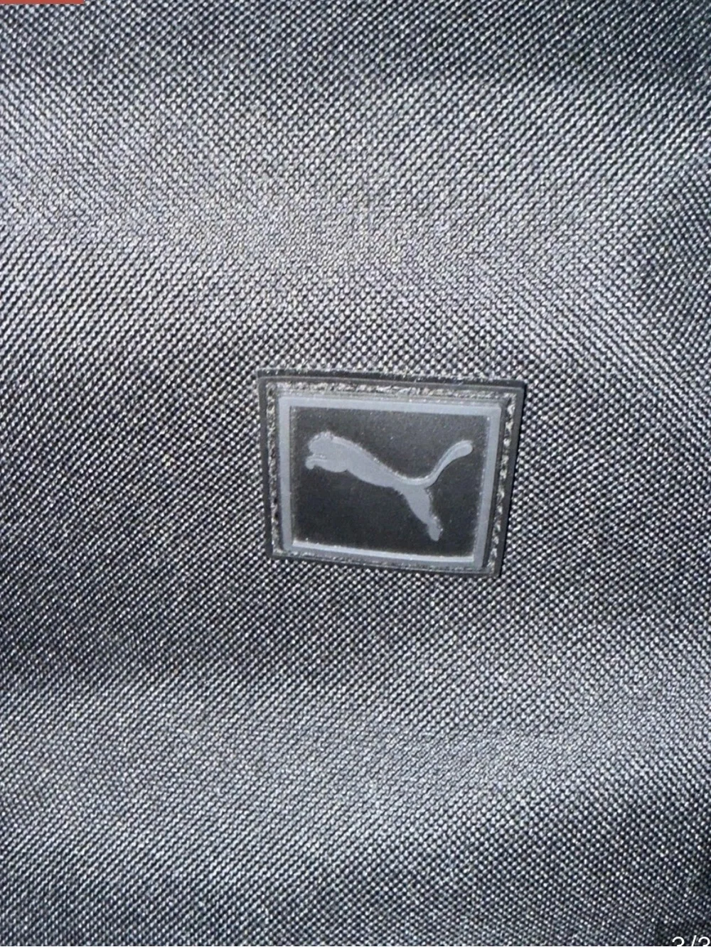 Puma Black Backpack with Puma Logo